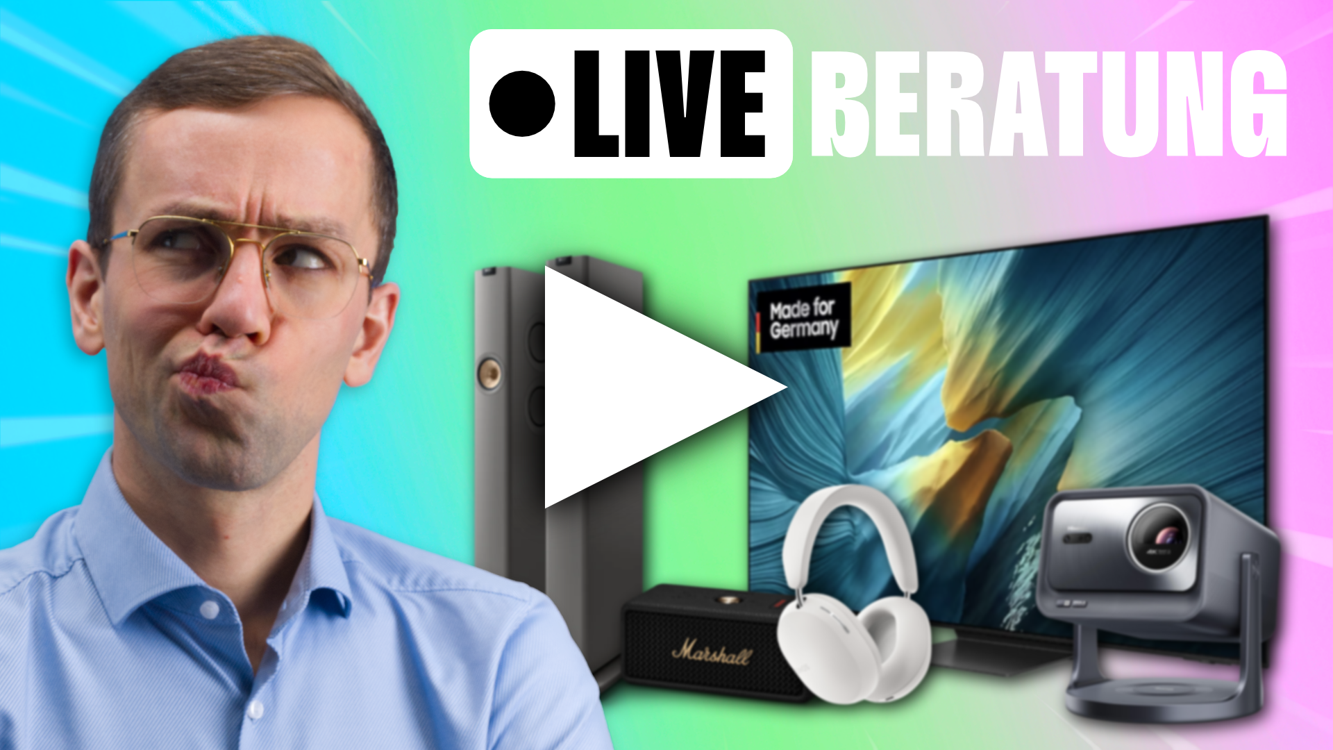 TV & HIFI Live-Beratung mit Vitus – Beste Deals für Fernseher, Lautsprecher, Soundbars, Kopfhörer & mehr!