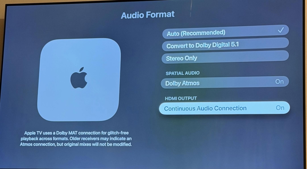 Continuous Audio Connection könnte am Apple TV 4K eine richtig starke Funktion werden. 
