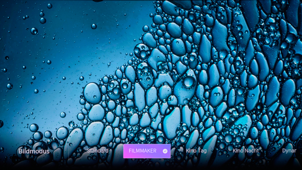 Hisense C2 Ultra Bildmodus Auswahl