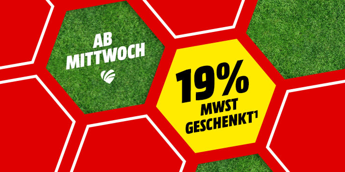 MediaMarkt MwSt. geschenkt Juni 2026 14 Stunden früher an Deals