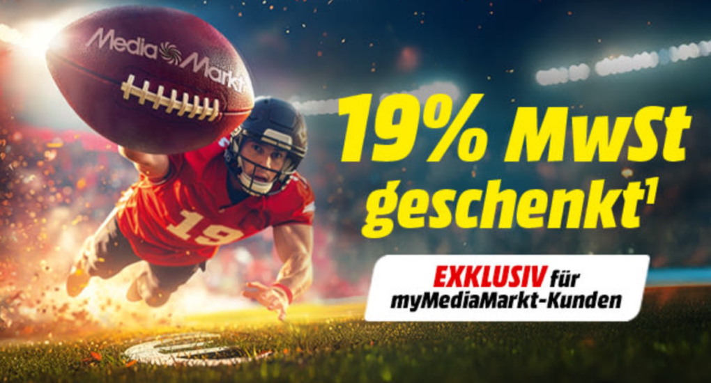 Die Mehrwertsteuer-Rabatte von MediaMarkt und Saturn sind wieder da.