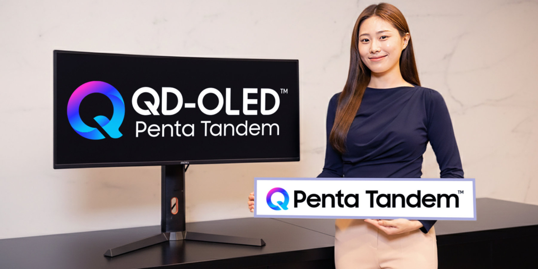 Mit QD-OLED Penta Tandem führt Samsung Display eine neue Marke ein.