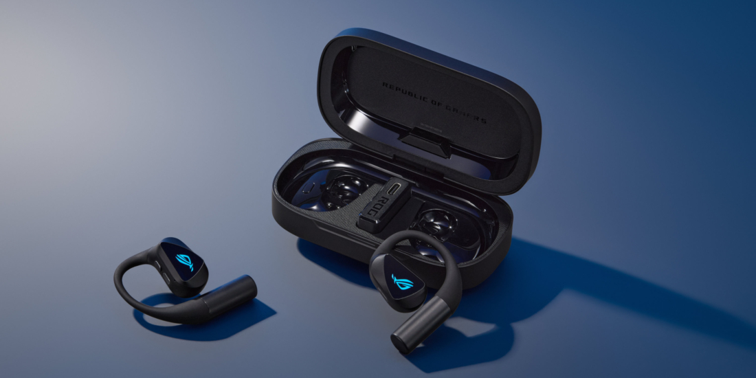 Die Asus ROG Cetra Open Wireless Earbuds sind Open-Ears speziell fürs Gaming.