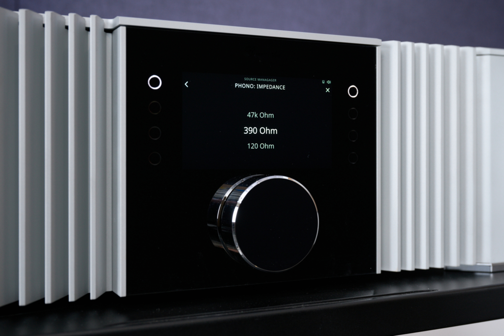 Burmester 232 Display Phono-Impedanz