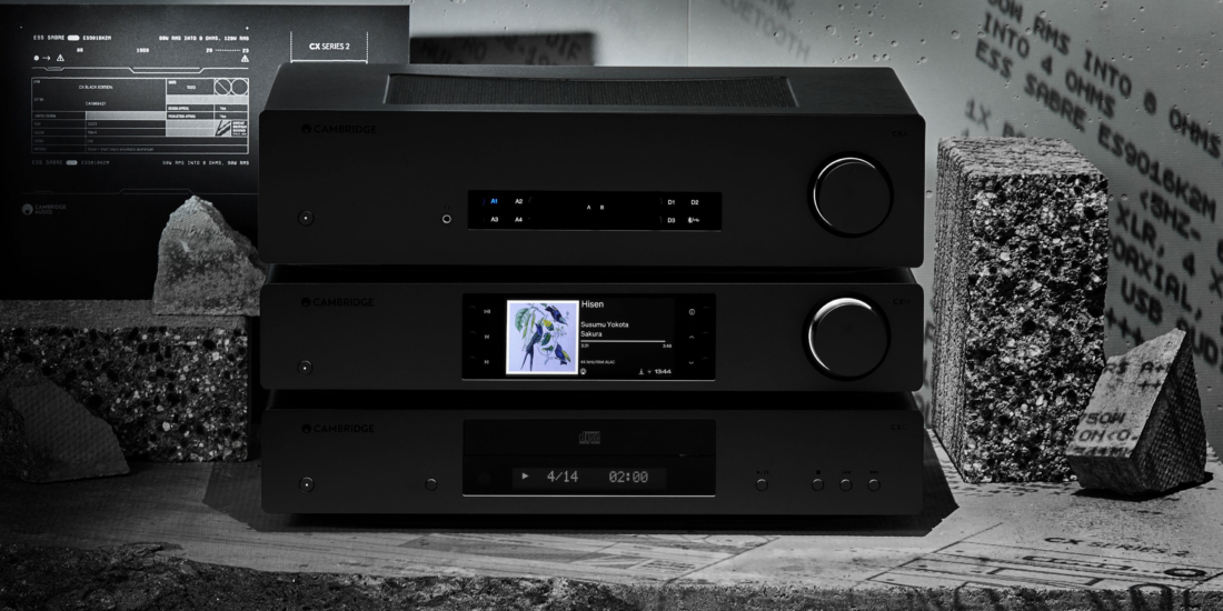 Cambridge Audio veröffentlicht seine neue CX-Black-Reihe.