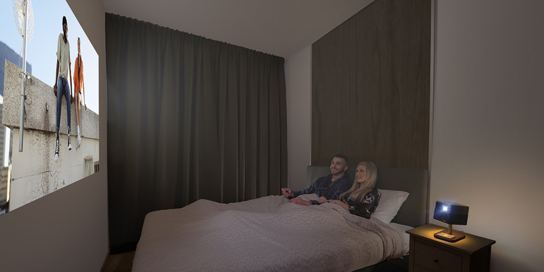 Der neue Projektor Lifestudio Flex EF-73 „Special Lux Edition“ von Epson soll jedem Heimkino einen luxuriösen Touch verleihen.