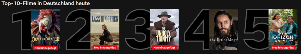 Filme Netflix Charts