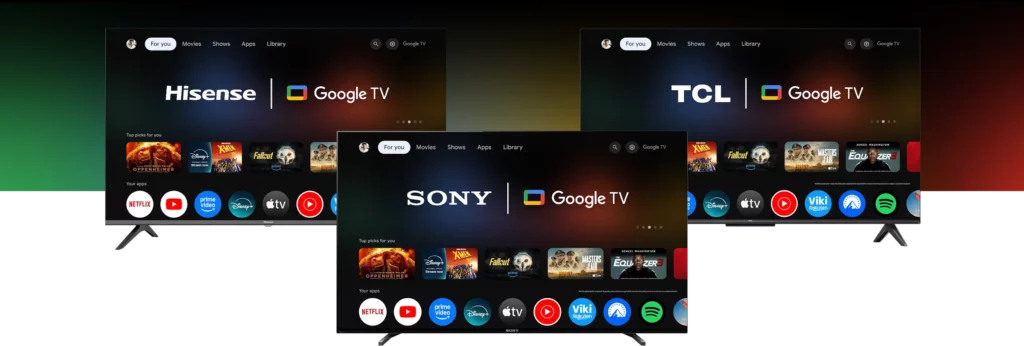 Google TV ist eine der wichtigsten Smart-TV-Plattformen. 
