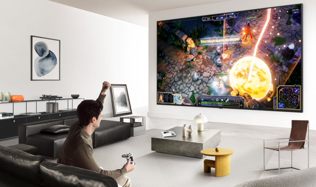 LG bewirbt auch seine neuen LCD-TVs als perfekte Gaming-Maschinen.