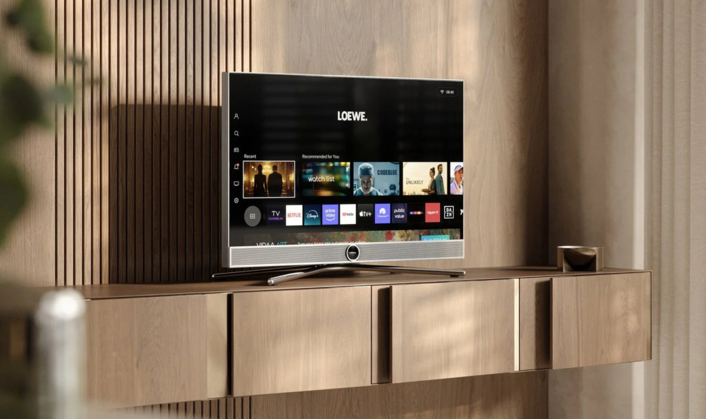 Die Loewe vega eignen sich auch für kleinere Zimmer.