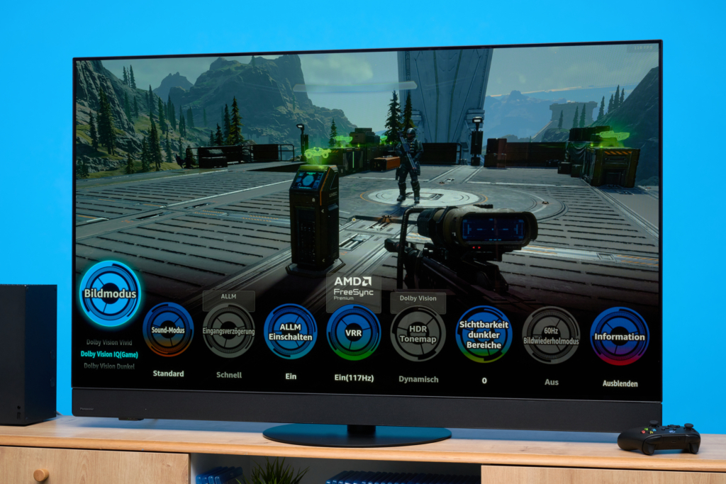 Gaming am Panasonic-Fernseher