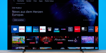 Startseite TITAN OS bei PHILIPS OLED TV
