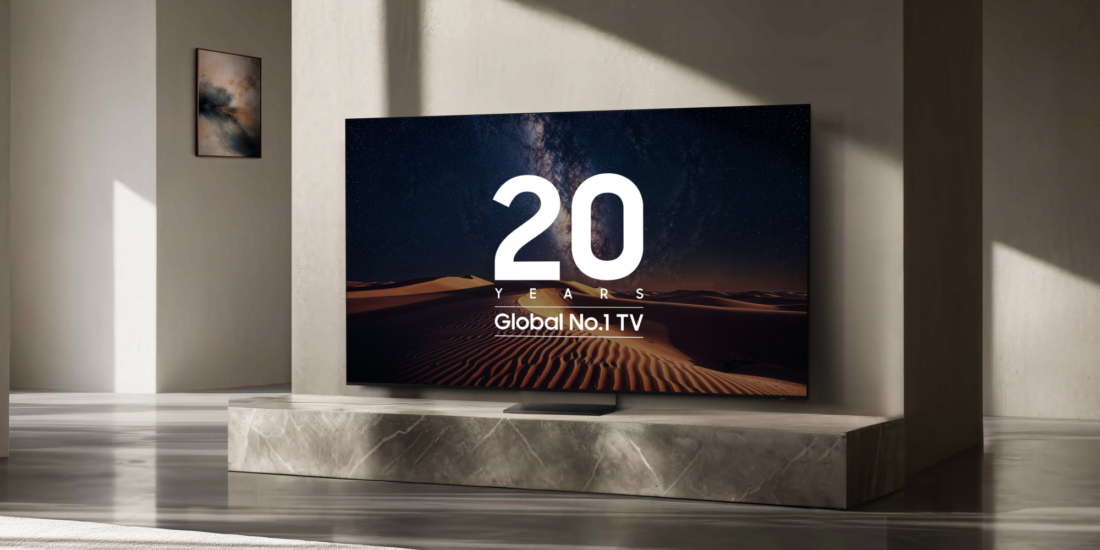 Samsung ist seit 20 Jahren Marktführer im TV-Bereich.