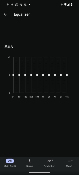 Sony LinkBuds Clip – Screenshot EQ
