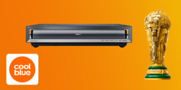 Hisense Px3 Pro und Lego WM-Pokal im Angebot bei Coolblue