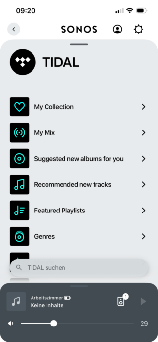 Sonos Era 100 SL im Test – App-Screenshot