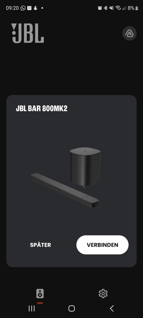 JBL One App Einrichtung