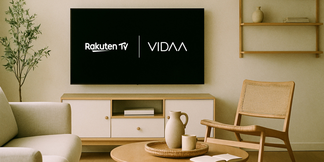 VIDAA stockt die Werbung auf - dank Rakuten TV.