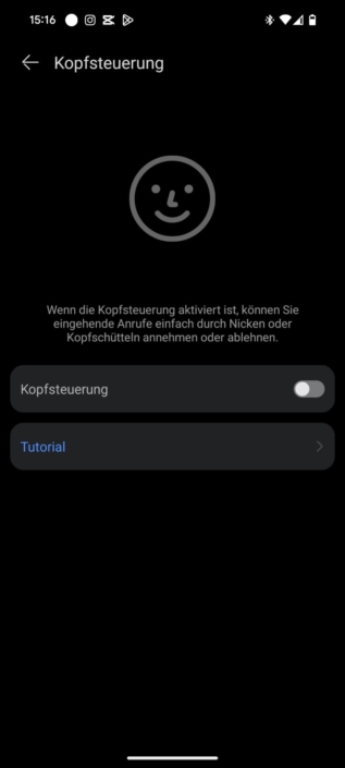 Huawei FreeBuds Pro 5 – Kopfgesten
