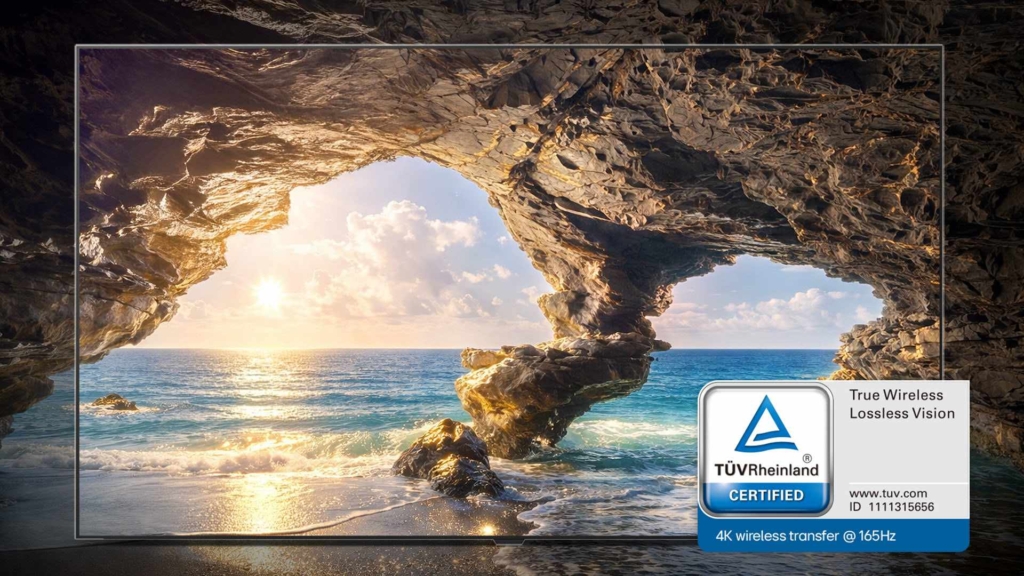 Der LG OLED evo W6 ist für True Wireless Lossless Vision zertifiziert.