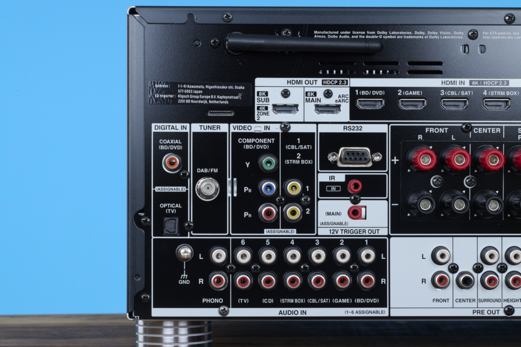 Anschlüsse AV-Receiver