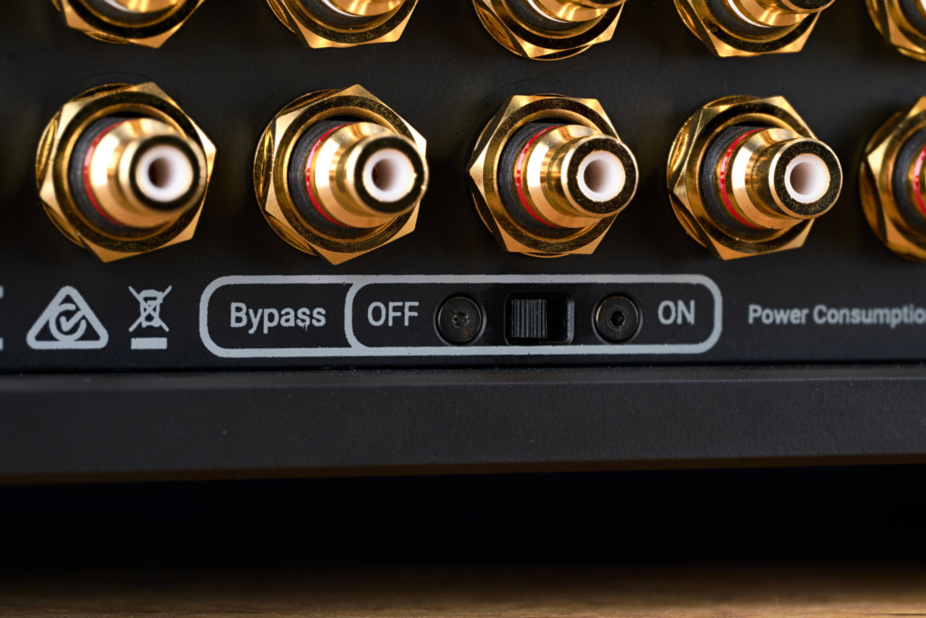 Rega Mercury – Anschlüsse, Bypass
