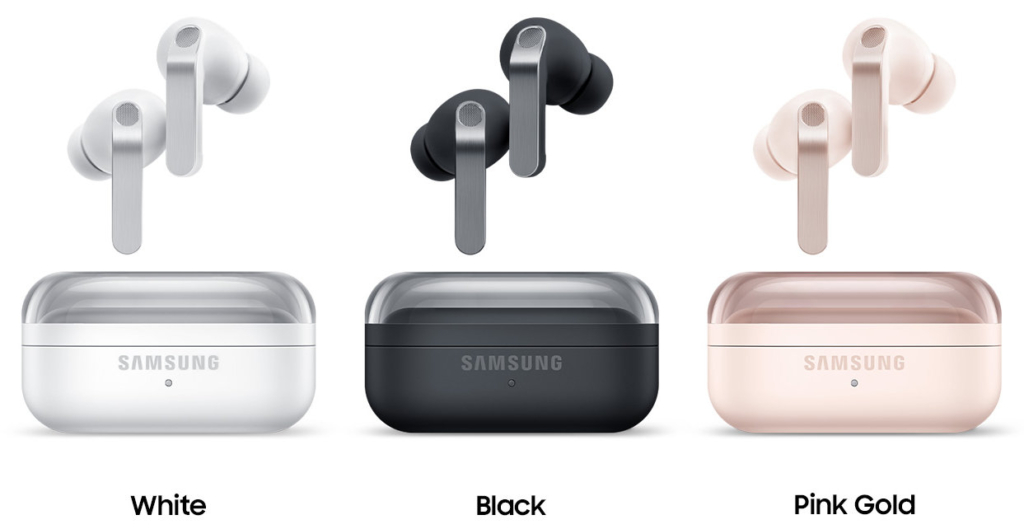 Die Samsung Galaxy Buds4 Pro sind in verschiedenen Farben erhältlich.