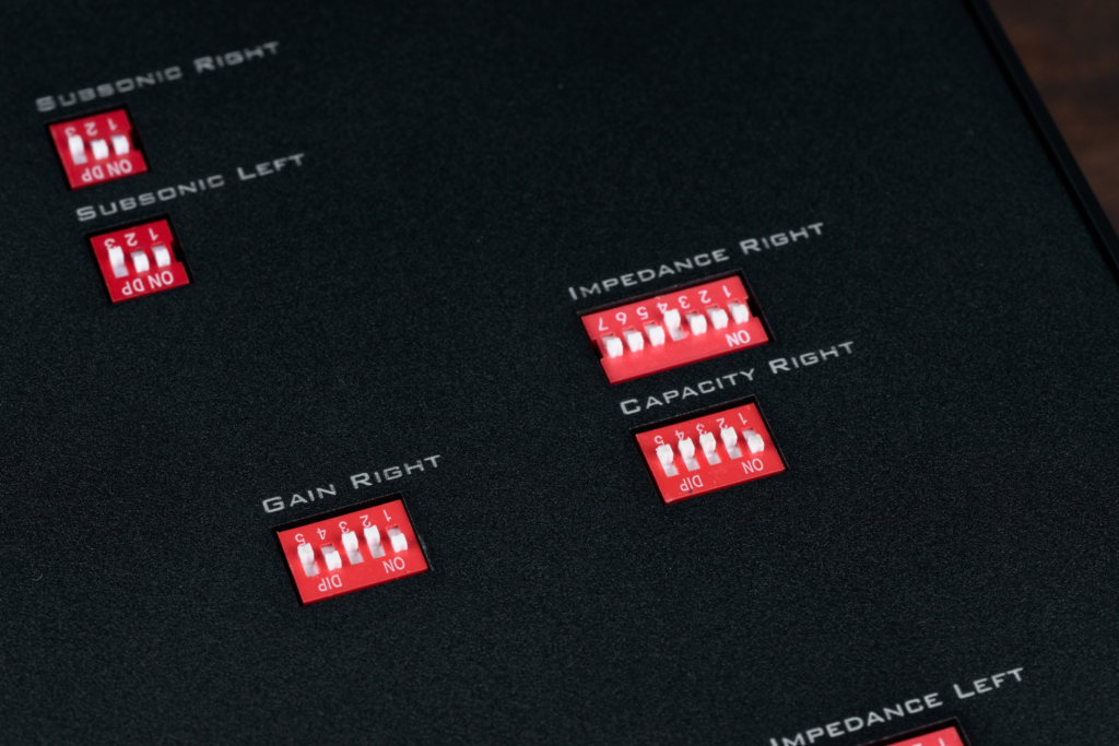 Thorens MC 1600 DIP-Schlater Verstärkung