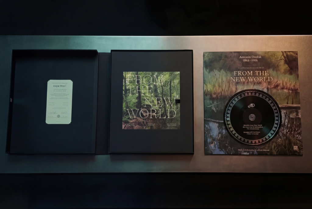 Vinyl Vision 3000 Dvořák 9. Sinfonie Set mit Hologramm