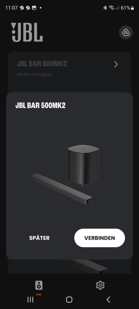 JBL One App Einrichtung