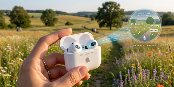 Neue Apple AirPods mit Kamerasensoren könnten KI-Funktionen salonfähig machen.