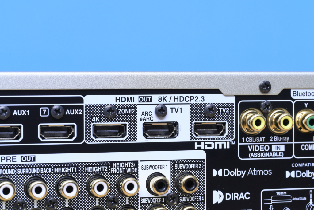 Anschlüsse AV-Receiver