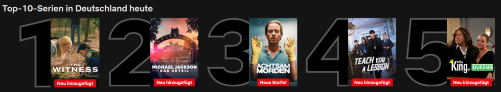 Serien auf Netflix