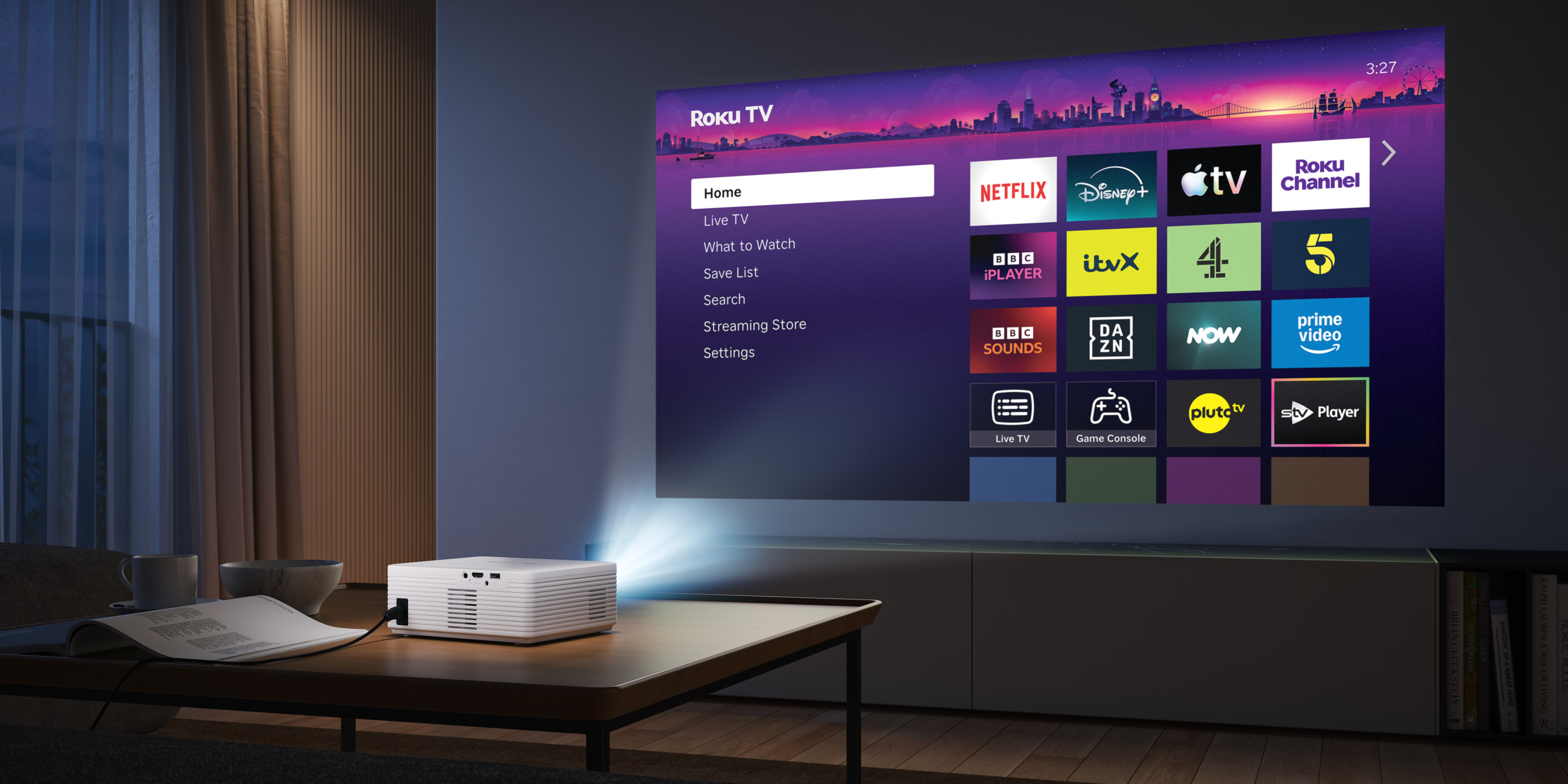 Roku veröffentlicht in Europa erstmals gemeinsam mit Partnern Projektoren.