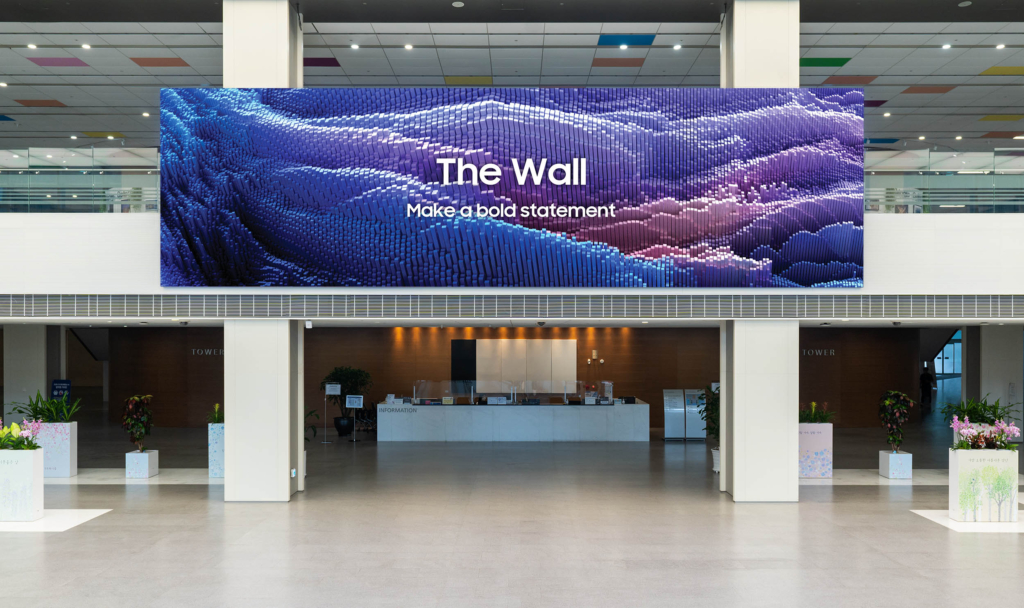 Samsungs Micro LEDs der Reihe The Wall sind wohl von den Kürzungen nicht betroffen. 