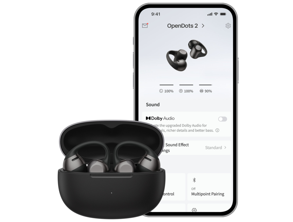 Shokz setzt für die OpenDots 2 auf Dolby Audio. 