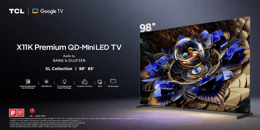 Auch der Premium-LCD X11K erhält das aktuelle Update.