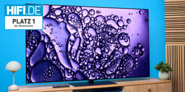 Der LG OLED G6 in der Frontalansicht.