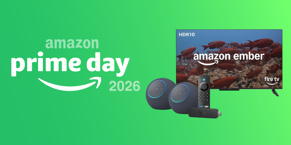 Prime Day Top Deals fuer Amazon Produkte Echo Smart Speaker und Fire TV