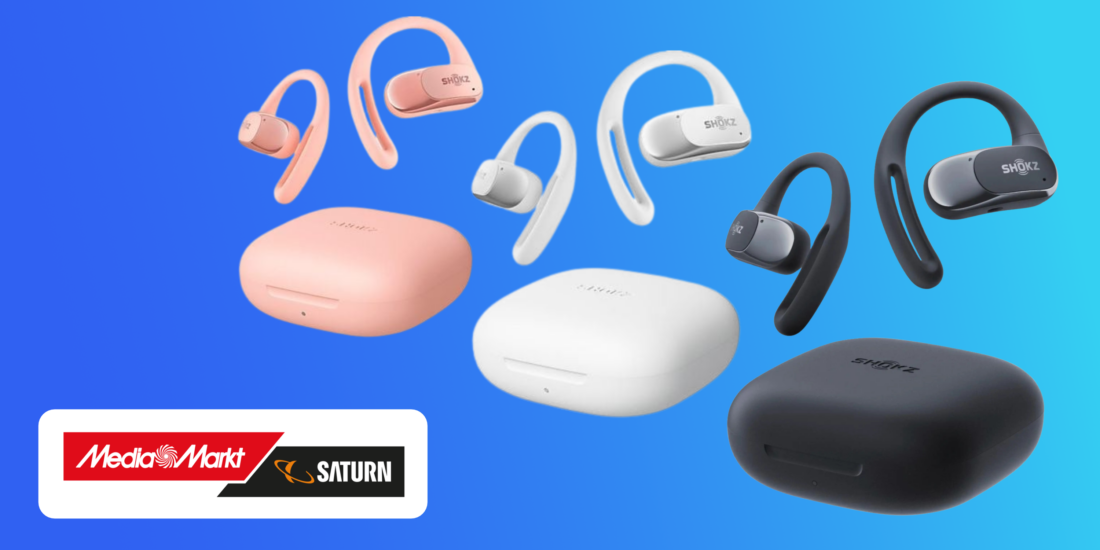 Shokz OpenFit Air: Sportliche Hörer für unter 70 Euro bei Saturn