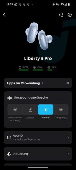 Soundcore Liberty 5 Pro – Screenshot