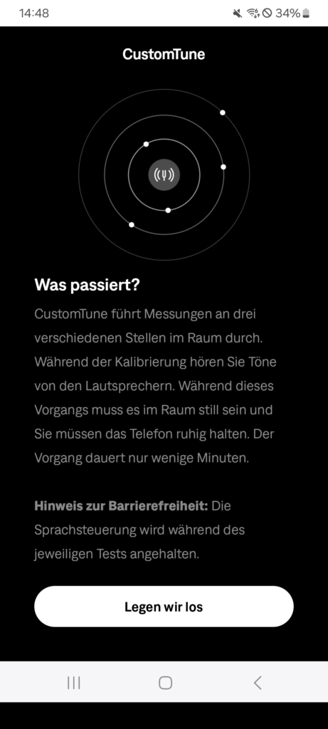 Bose App Einmessung