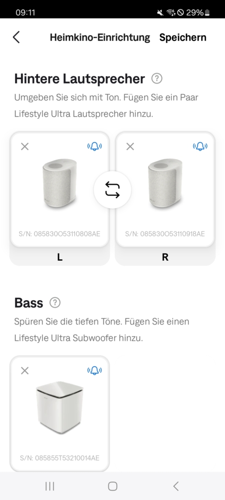 Bose App Heimkino Einrichtung