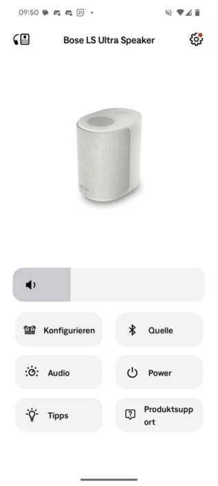 Bose Lifestyle Ultra Speaker – Screenshot