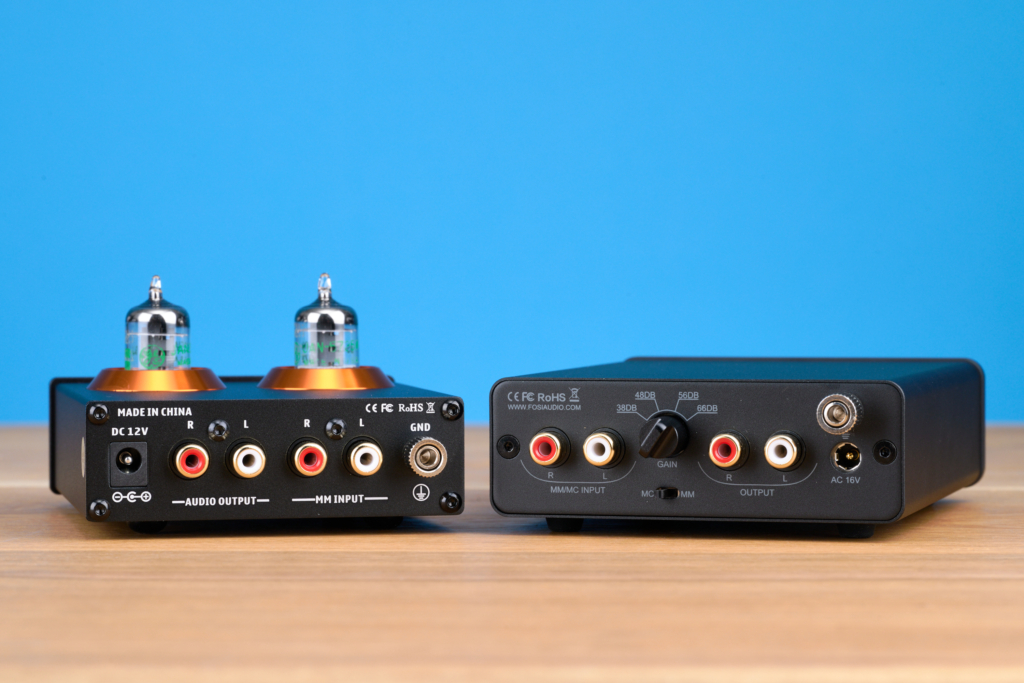 Fosi Audio Box X2 Rückseite Vergleich mit Box X5