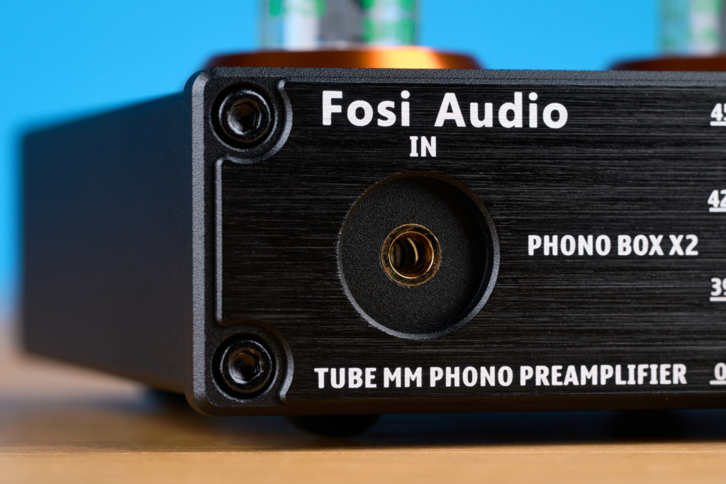 Fosi Audio Box X2 Front Klinkenbuchse Detail