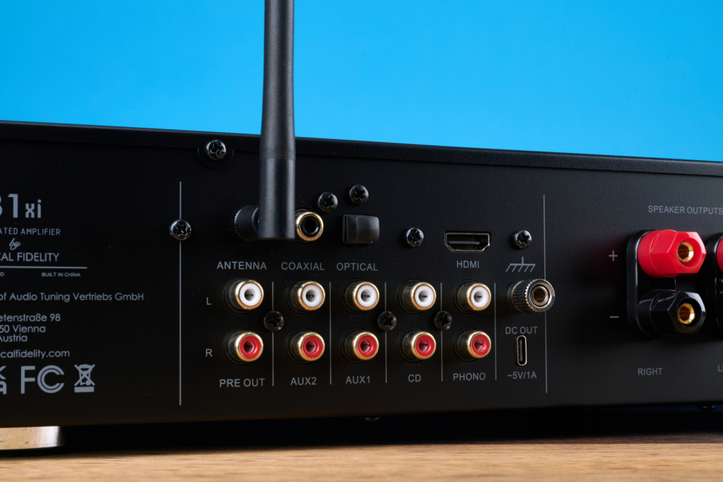 Musical Fidelity B1xi – Anschlüsse hinten
