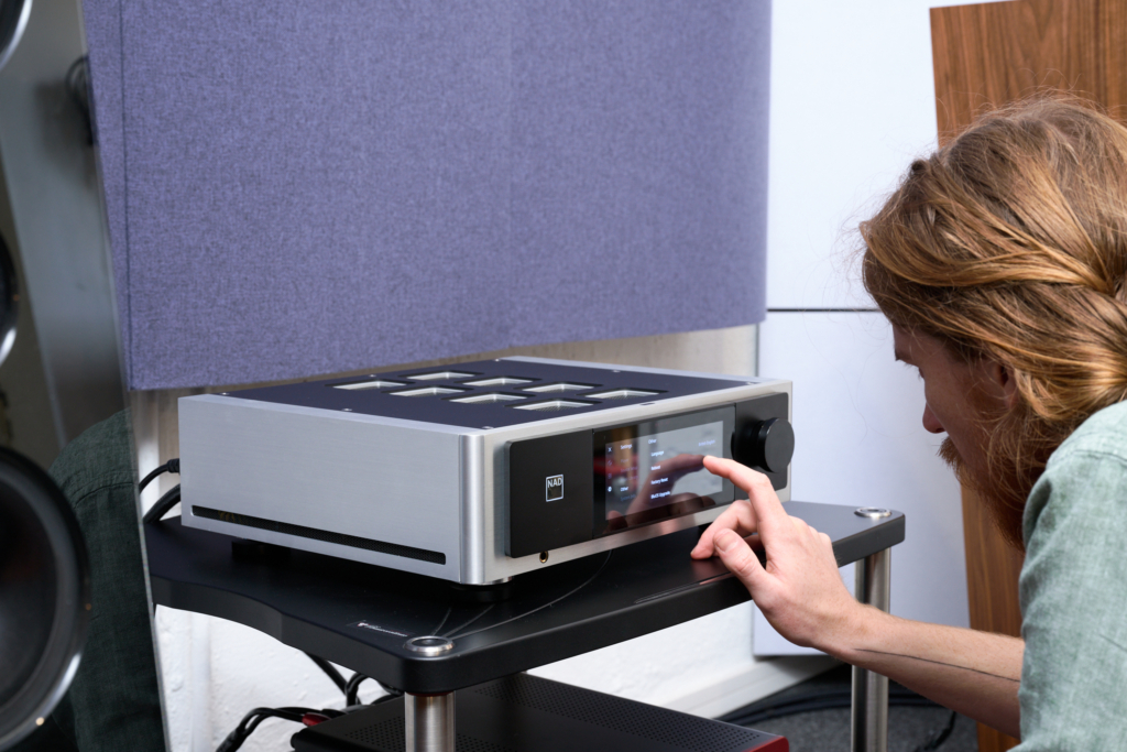 NAD M66 – Testsituation mit Redakteur Tim