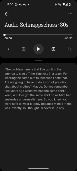 Nothing Ear (3a) – Screenshot