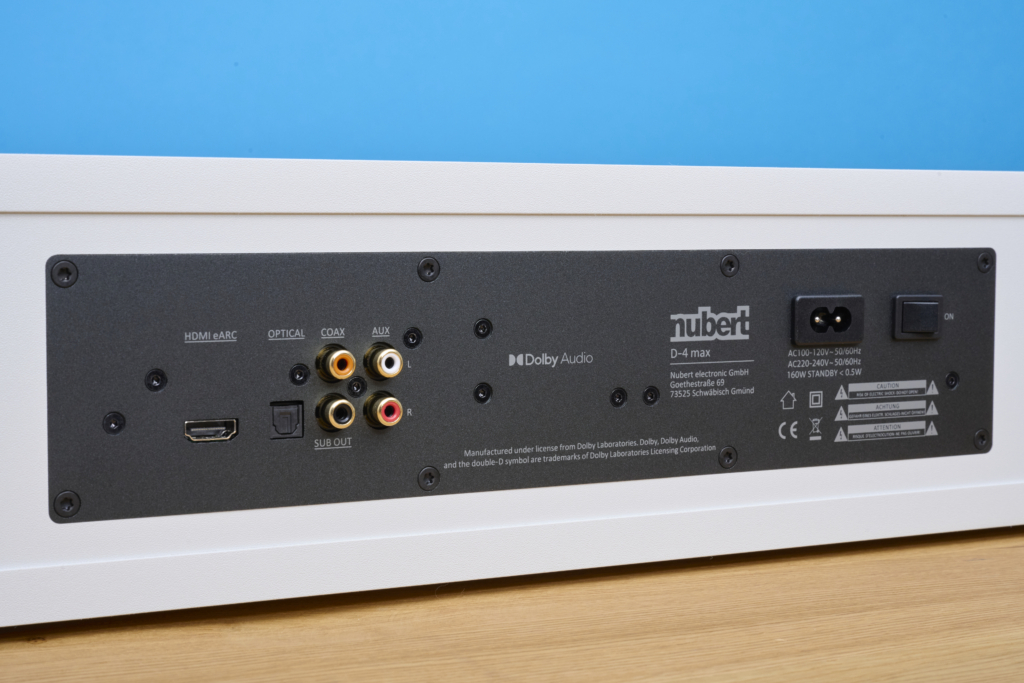 Anschlüsse Nubert-Soundbars